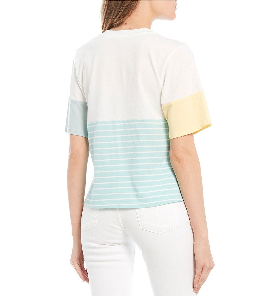 Love On A Hanger Colorblock Pocket Tee