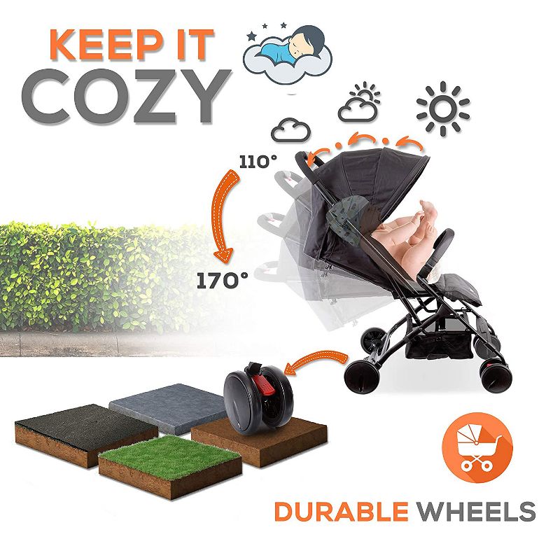 Baby Delight Go with Me Dart Ultra Compact Folding Stroller