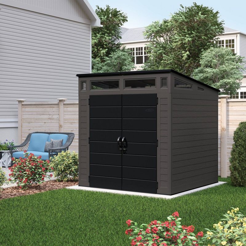 6'x 5.5' Everett Storage Shed Beige - Suncast