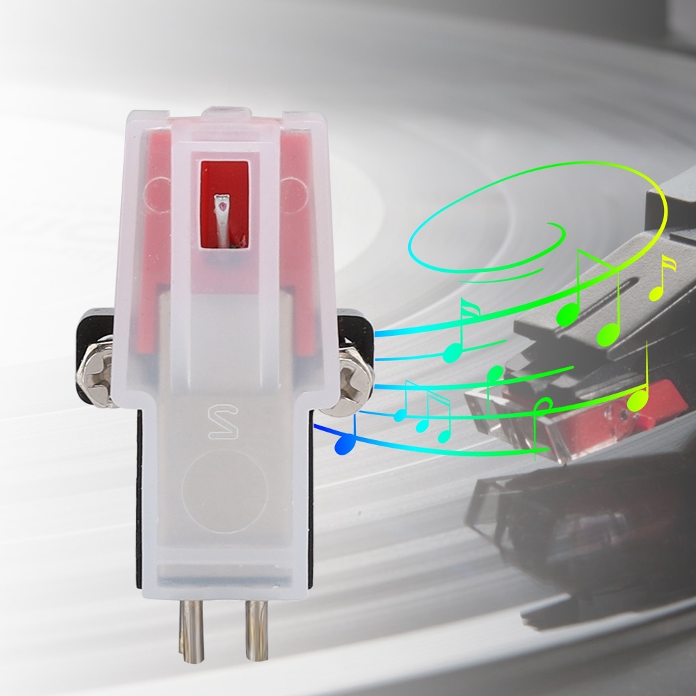 Phonograph Turntable Dual Moving Magnet Stereo Vinyl Record Player Stylus Needle