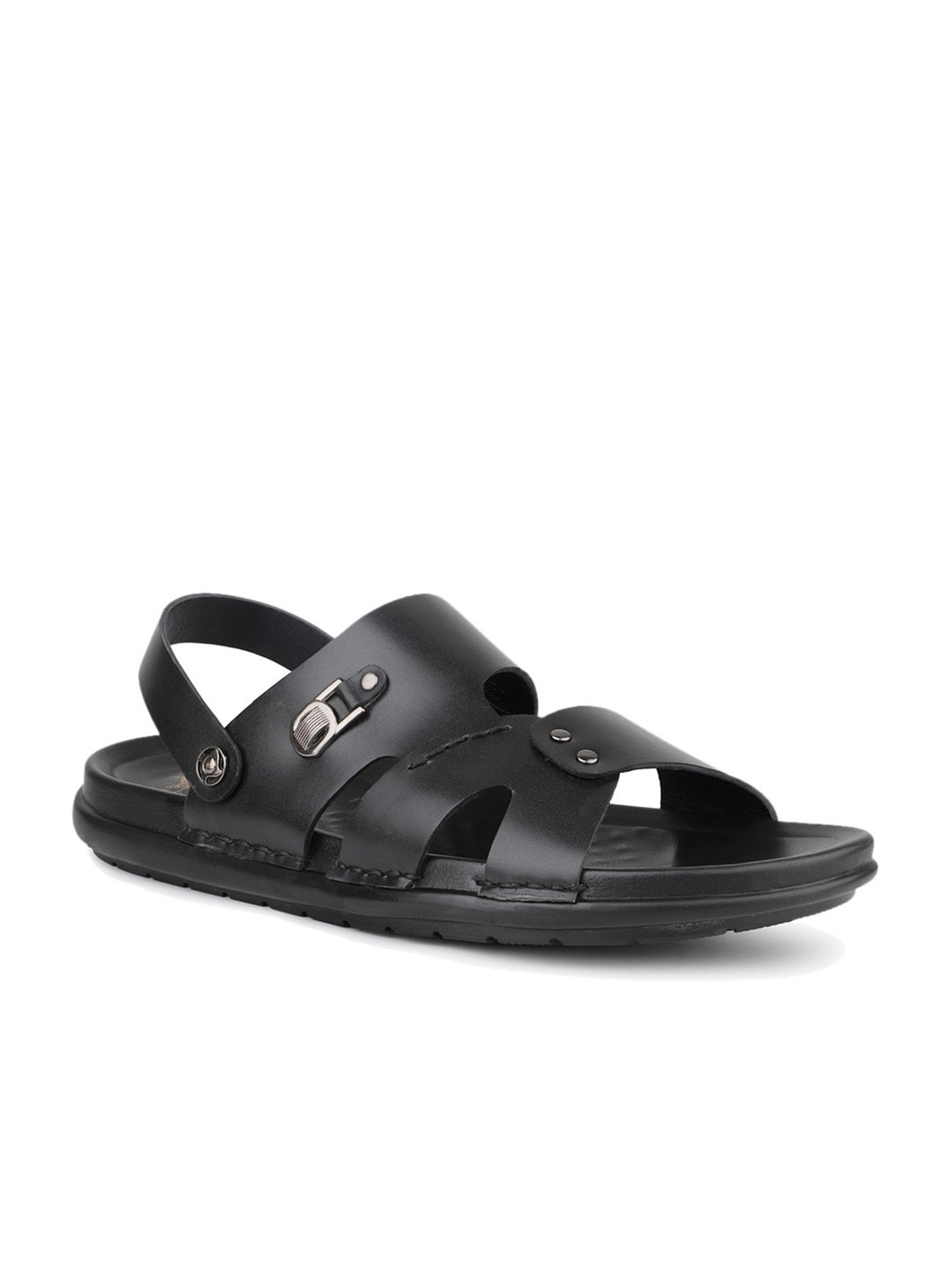 Atesber by Inc.5 Men's Black Sling Back Sandals