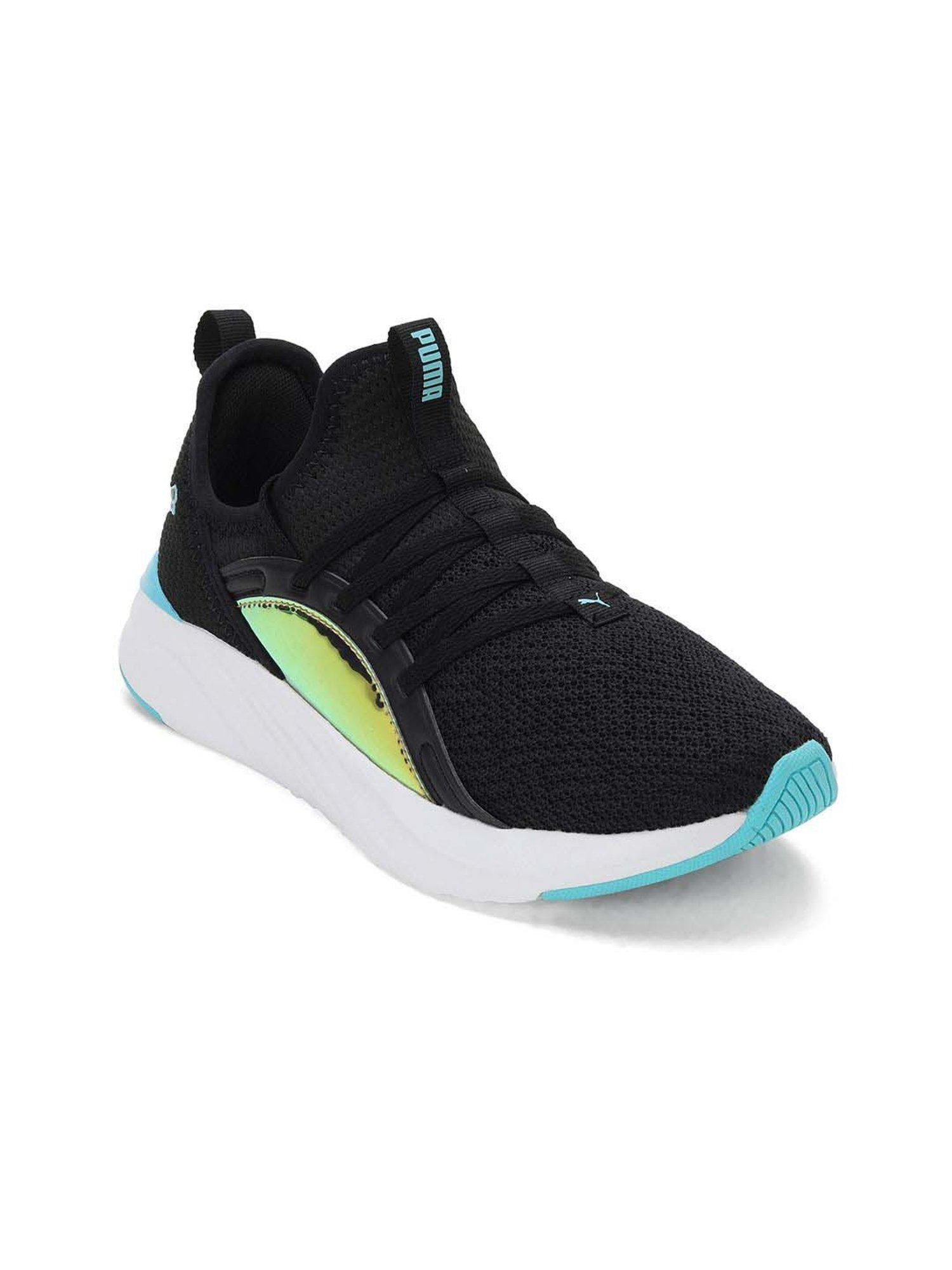 Puma Kids Softride Sophia 2 Crystal Black & Blue Running Shoes