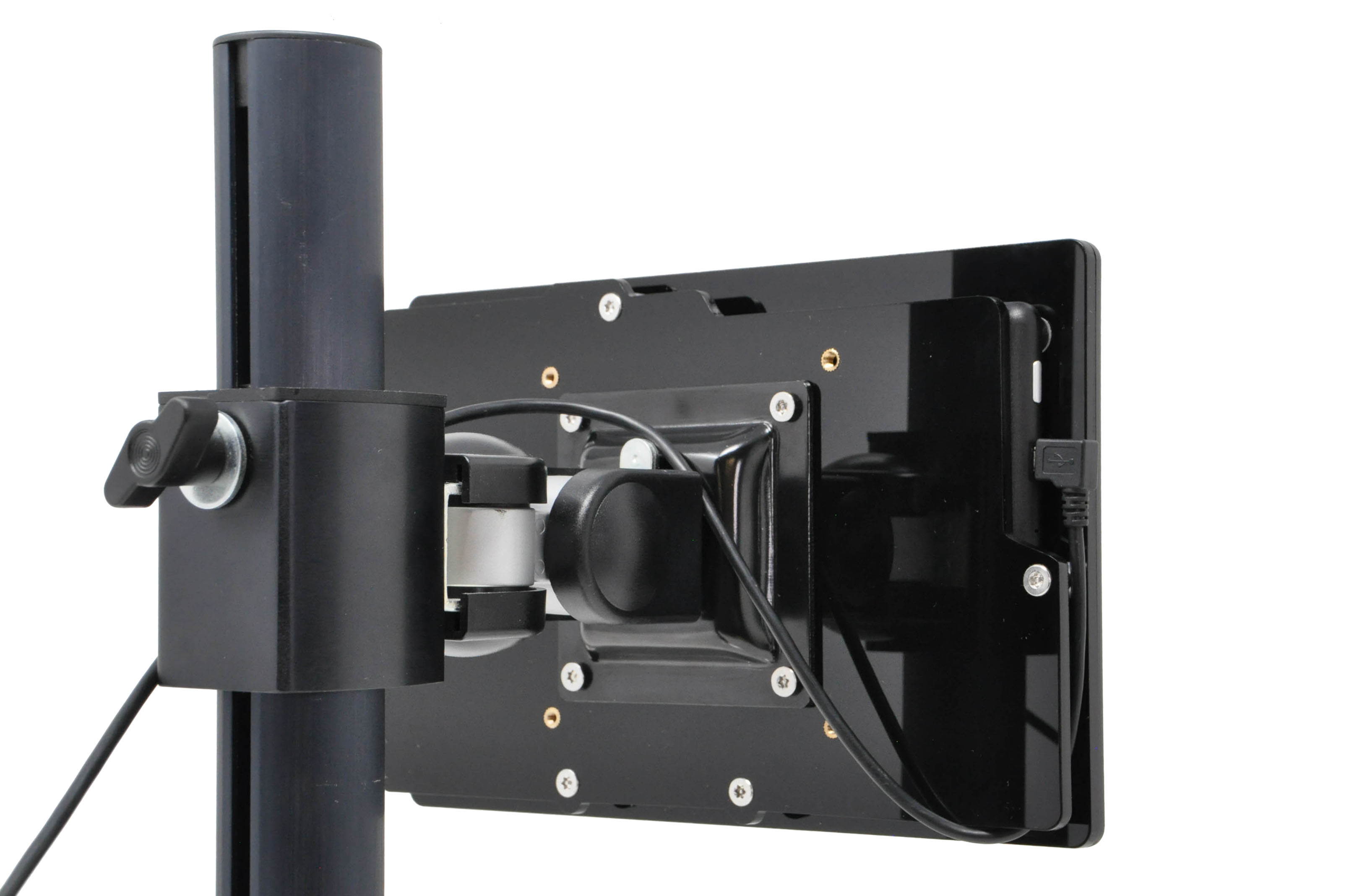 TABcare Fire HD 8 2016 2017 Acrylic Anti-Theft Kit for Kiosk, POS, Store, Show Display (Wall Mount, VESA)