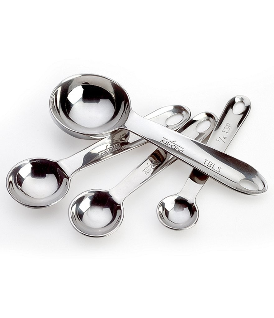 All-Clad 4-Piece Stainless Steel Measuring Spoon Set