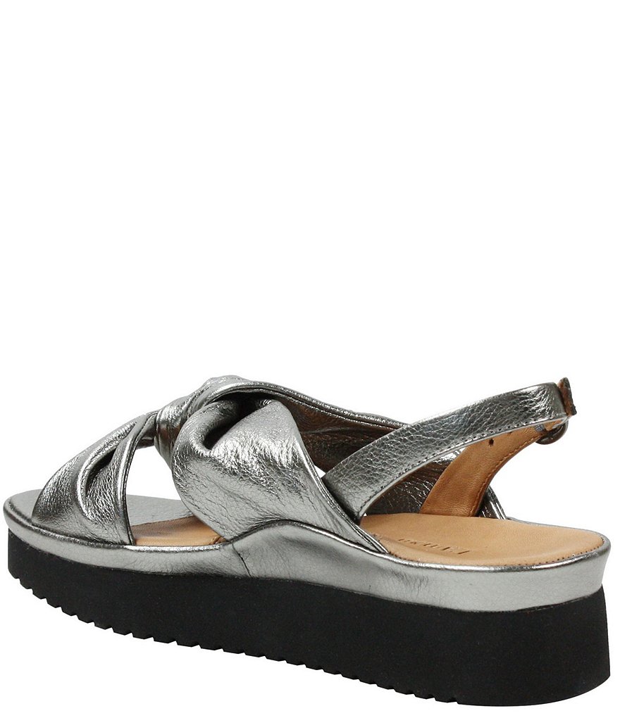 L'Amour Des Pieds Amiens Leather Twist Knot Sandals
