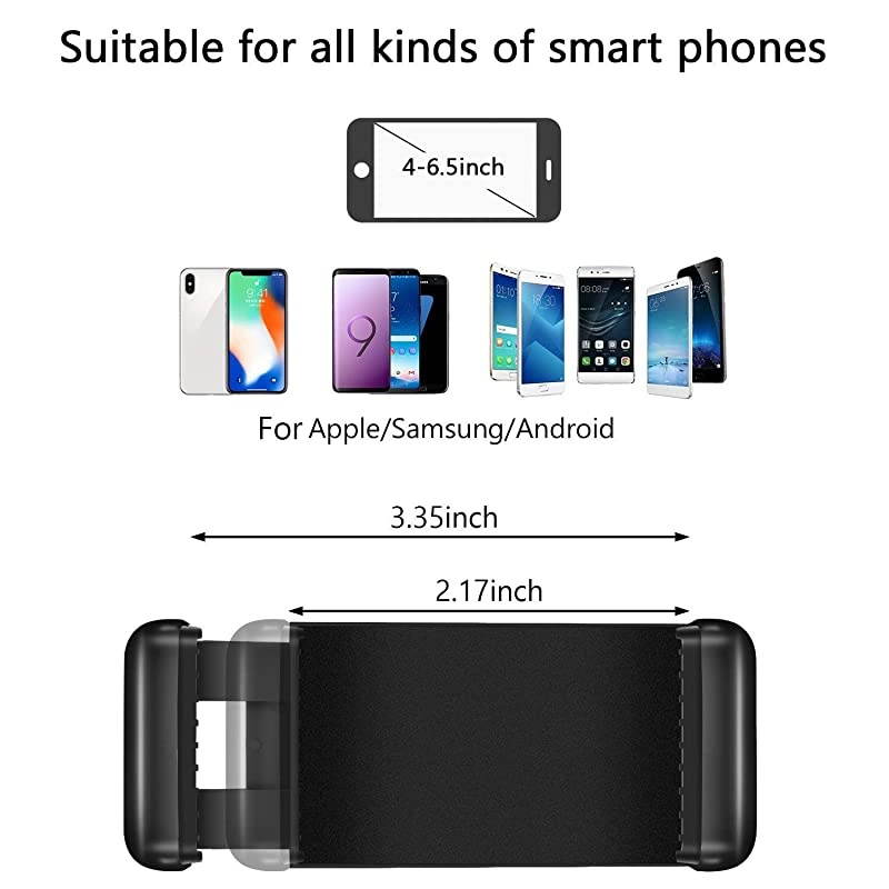 Compatible for Tripod for iPhone X 42quot Lightweight Aluminum Camera Tripod Stand with Center Column + Wireless Remote + Universal Smartphone Holder Compatible for iPhone 11 Pro Max amp More