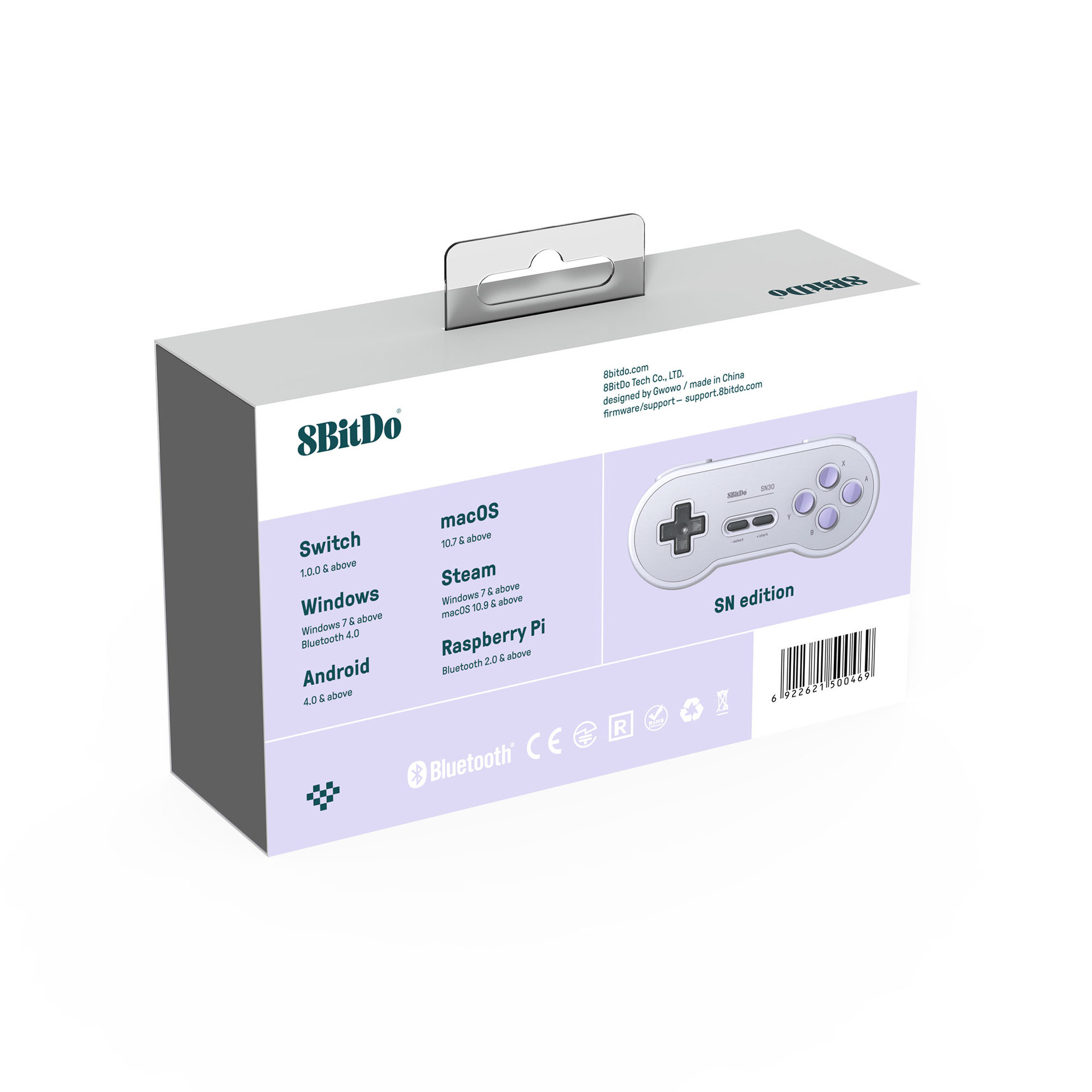 8Bitdo Lite Bluetooth Gamepad for Nintendo Switch Lite, Nintendo Switch & Windows (Turquoise Edition)