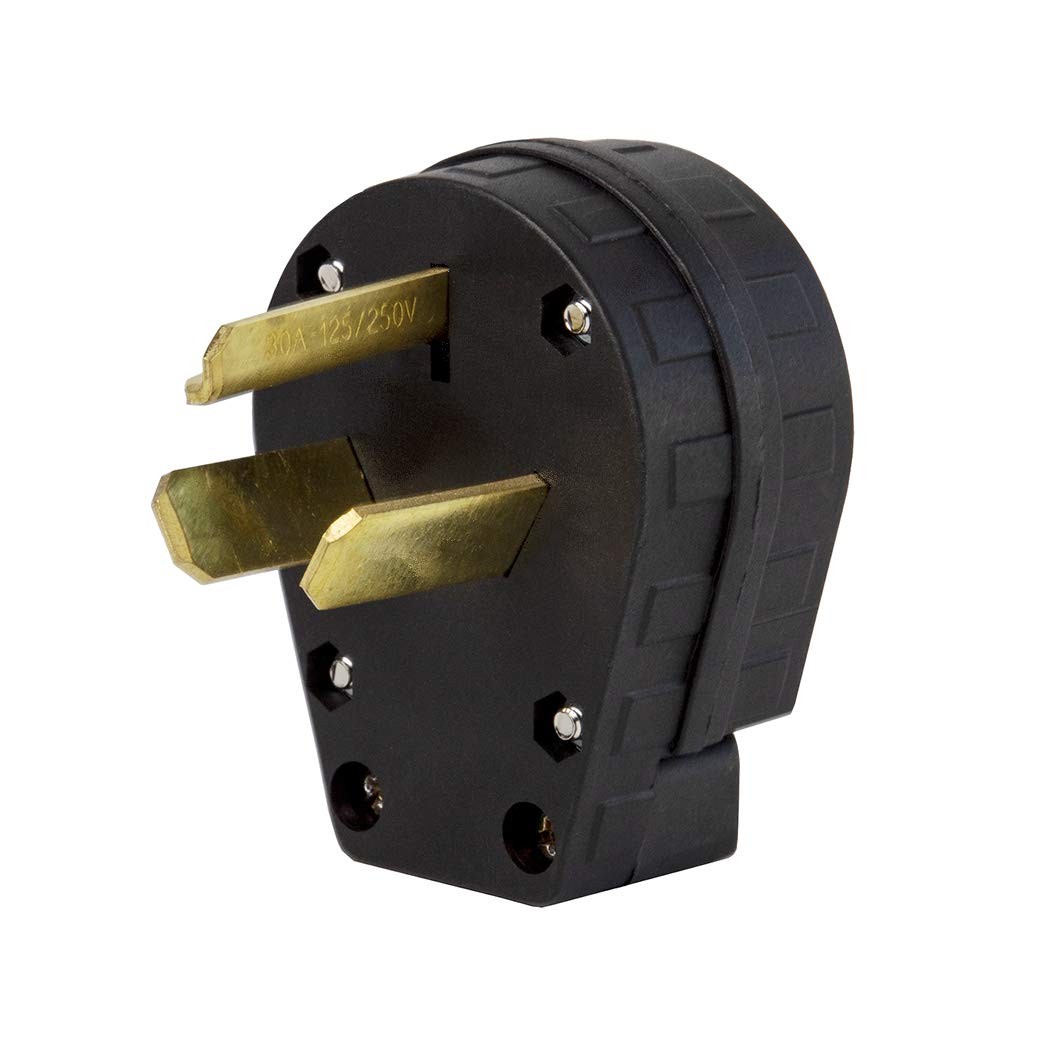 10 x DC Power Right Angle Barrel Male Jack Plug with Wire PC DIY 5.5 x 2.1mm