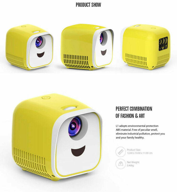 Mini Pocket Projector LED Home Theater Cinema 1000LM HD 1080p USB HDMI TF