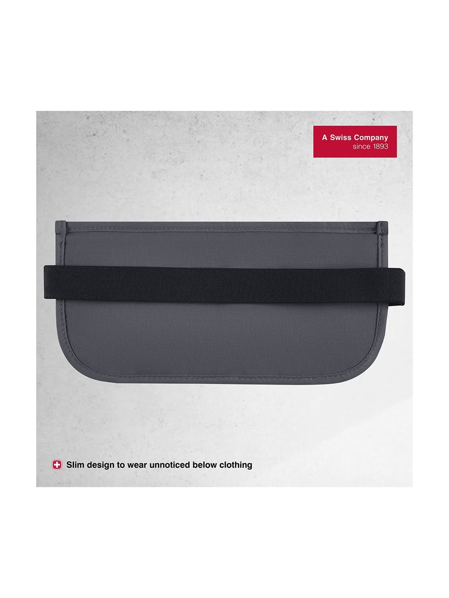 Wenger Grey Solid Small Waist Pouch