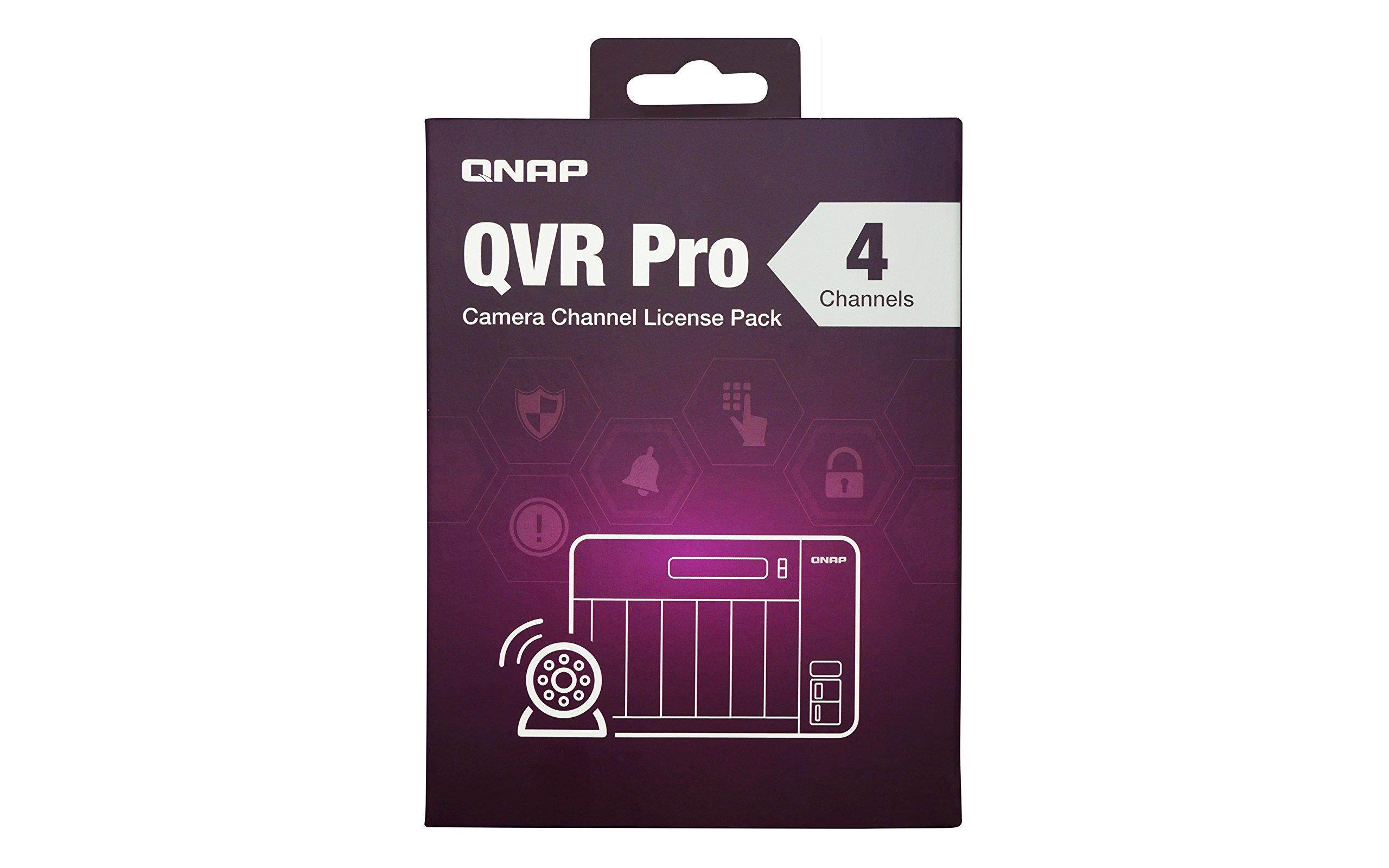 QNAP LIC-SW-QVRPRO-4CH QNAP QVR Pro 4 Channel License (QVR Pro Gold is required)
