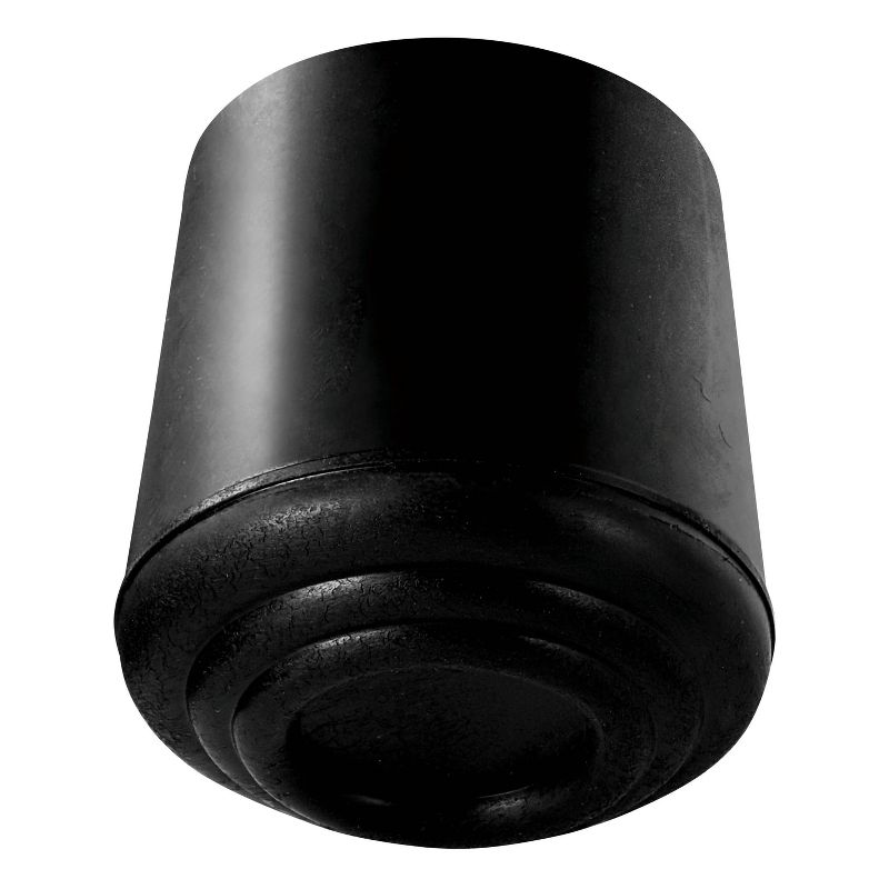 Scotch 4pk Rubber Chair Tips Black