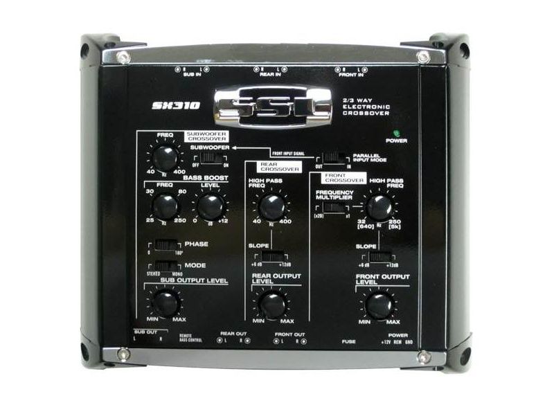 Soundstorm SX310 2/3 Way Electronic Crossover Car Bass Audio w/ Remote (2 Pack)