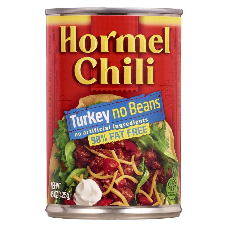 Hormel 99% Fat Free Turkey No Beans Chili 15oz