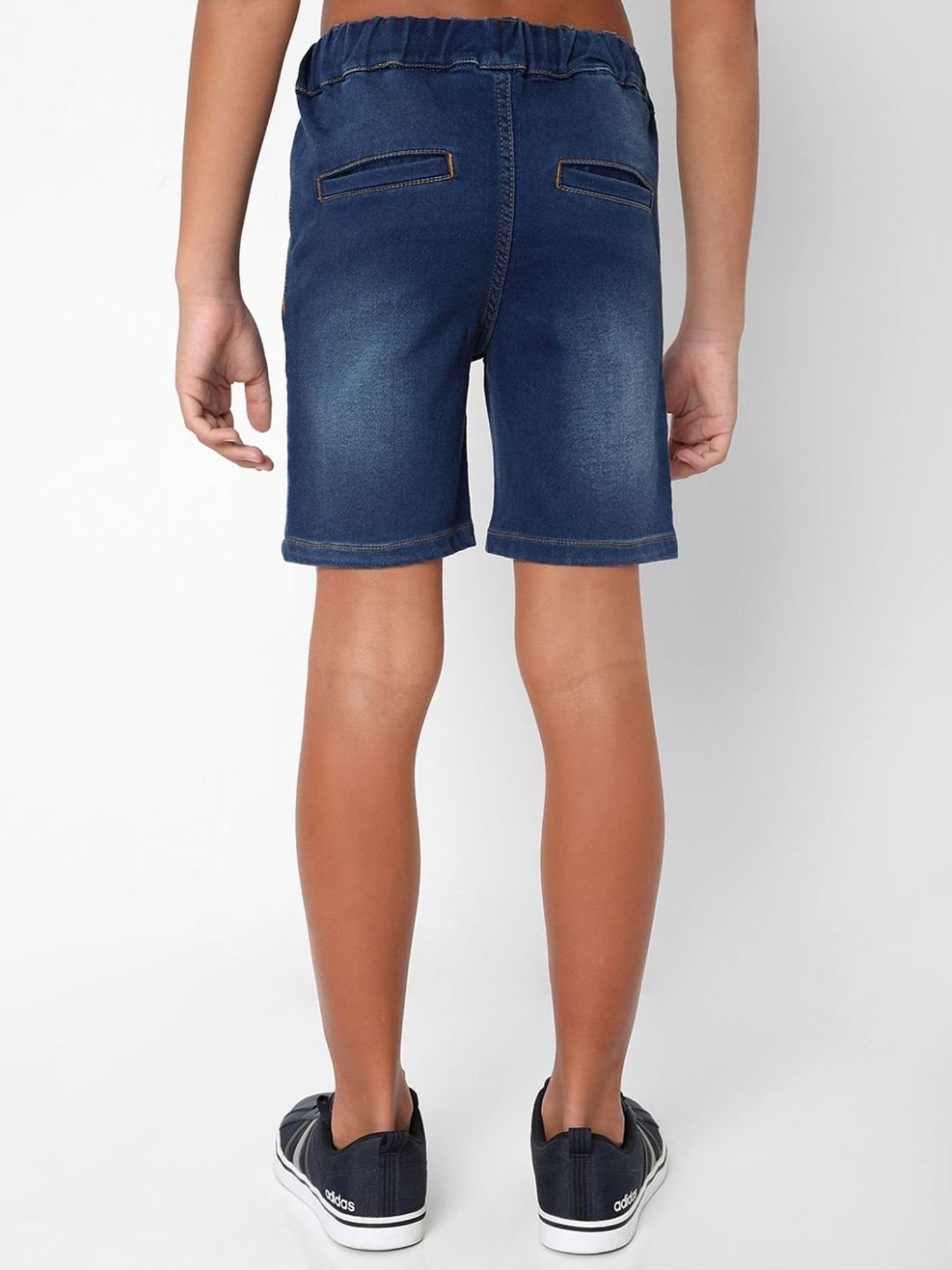 Gas Kids Blue Slim Fit Shorts