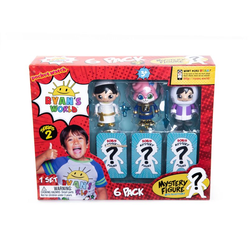 Ryan's World Mystery Figure 6pk