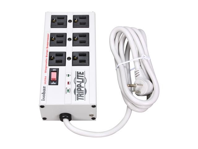 Uninex PS102 RF Remote Control Power Managed 6-Outlet Energy Controlled Surge Protector, Eliminates Standby Idle Electricity Usage, 6-Foot