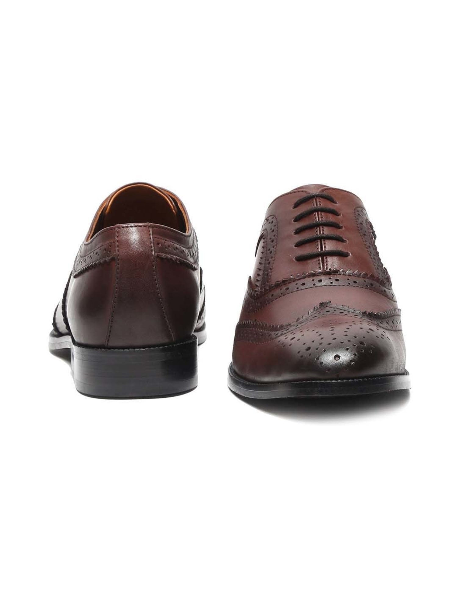 Louis Stitch Men's Brunette Brown Brogue Shoes