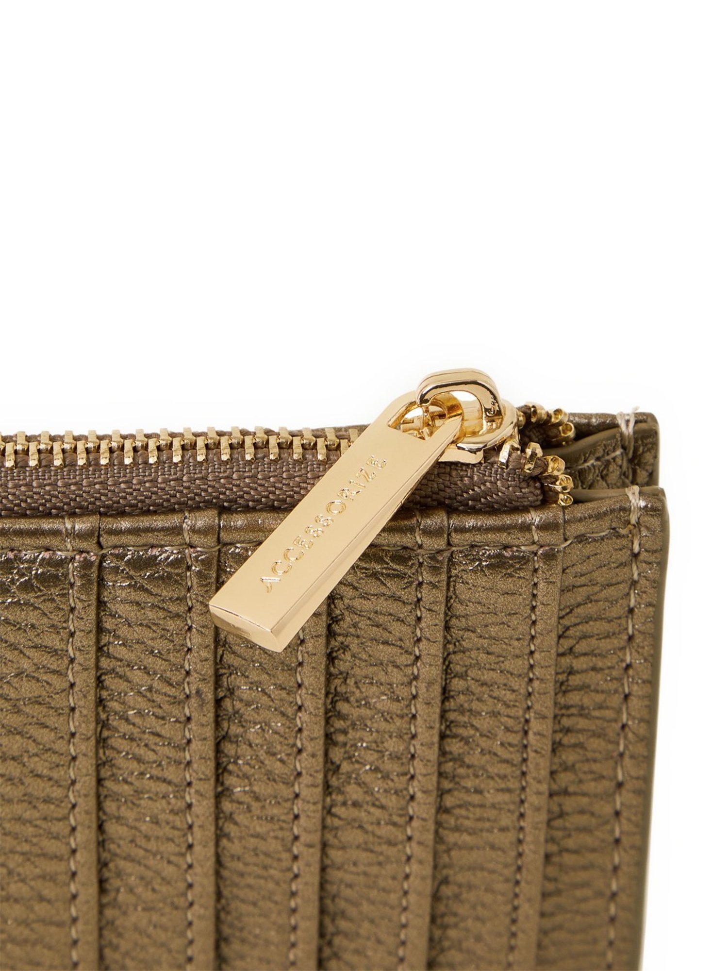 Accessorize London Brown Solid Card Holder