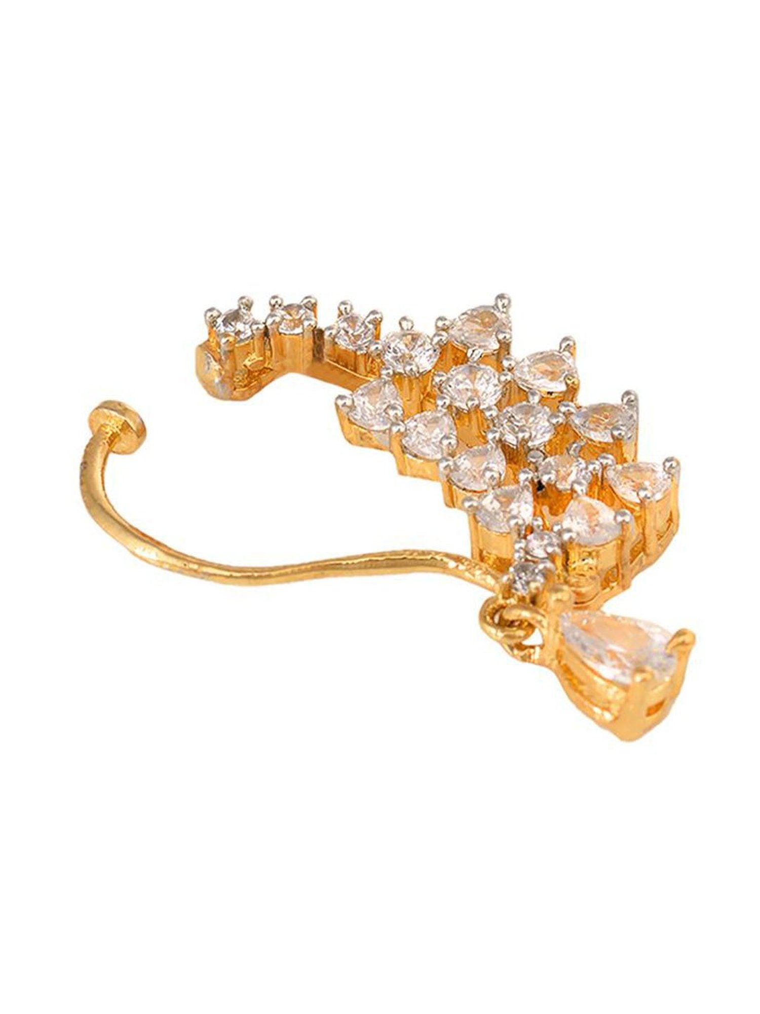 Teejh Aahna Silver Nose Ring