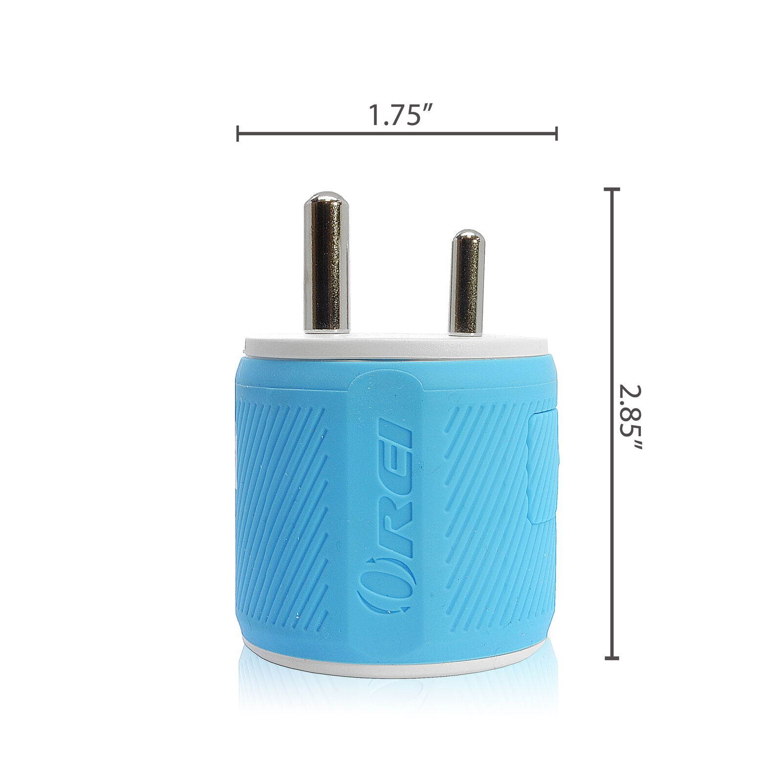 Orei South Africa, Botswana, Namibia Travel Plug Adapter with Dual USB - USA Input + Surge Protection - Type M (U2U-10L), Will work with Cell Phones, Camera, Laptop, Tablets, iPad, iPhone