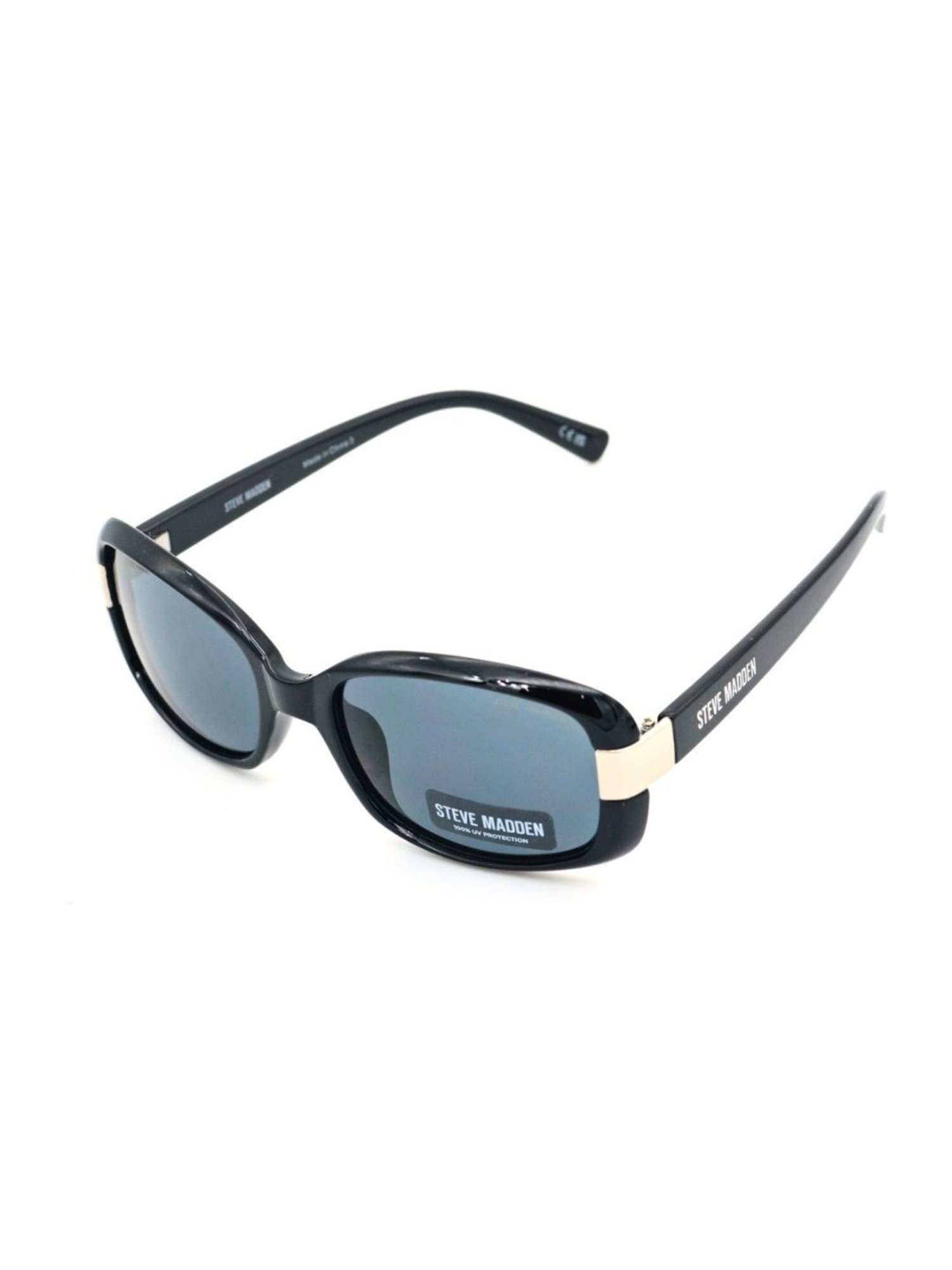 STEVE MADDEN Grey Square UV Protection Sunglasses for Women