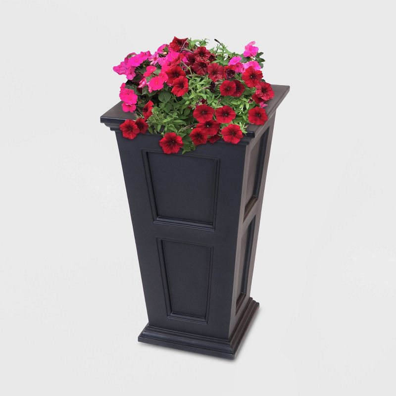 Urn Fairfield Tall Planter Black - Mayne