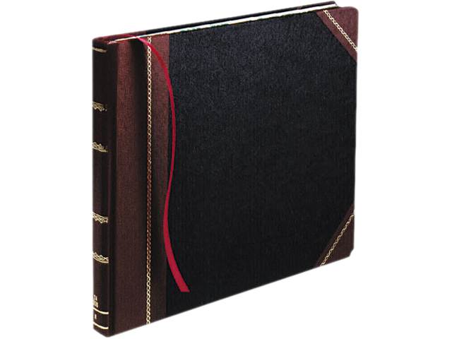 Boorum & Pease 23-300-R Columnar Book, Record Rule, Black Cover, 300 Pages, 14 1/8 x 10 7/8