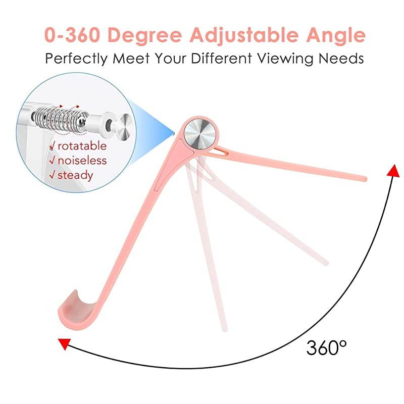 Desktop Cell Phone Stand Holder  MultiAngle Adjustable Phone Desk Stand Tablet Holder for iPhone 12 11 Pro Max XS XR 8 Plus 6 7 Samsung Galaxy S10 S9 S8 S7 Edge S6 Android Smartphone