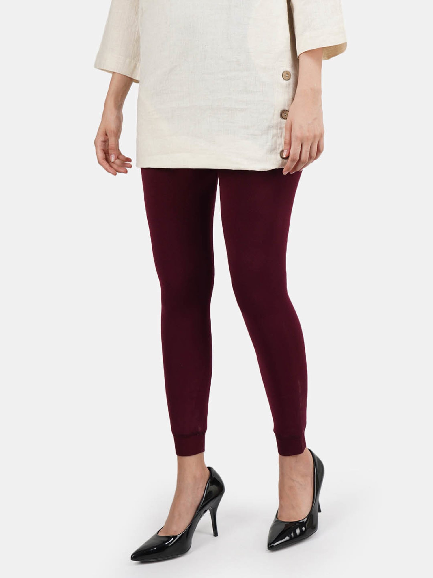 NEXT2SKIN Wine Regular Fit Leggings