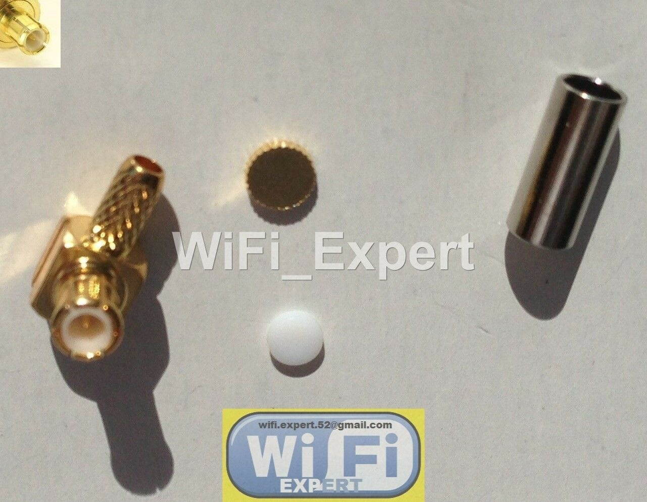 100 x MCX Angle Male plug L Type connector RG316 RG174 RF cable crimp solder