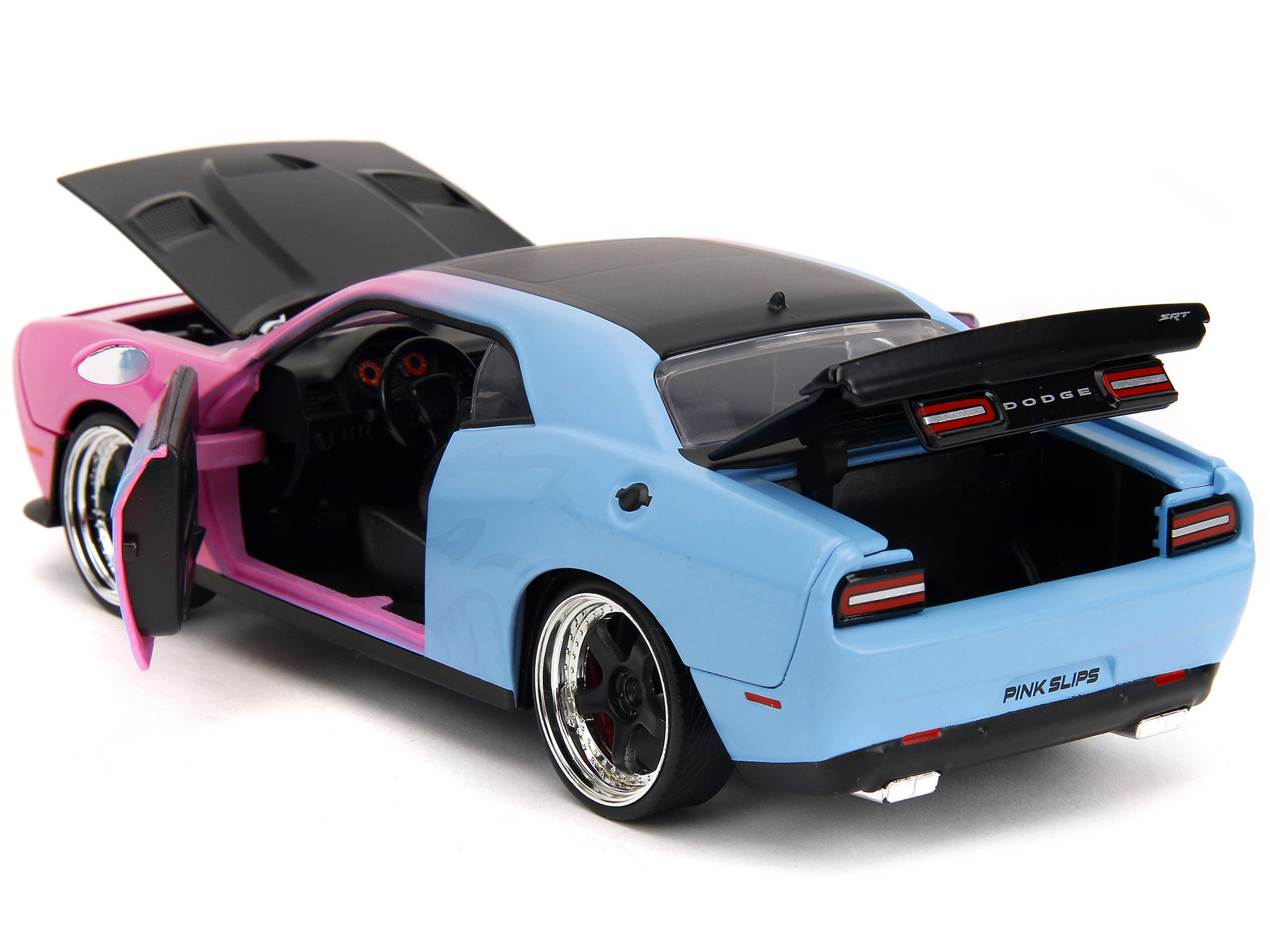 2008 Dodge Challenger SRT8 Blue Metallic 1/24 Diecast Model Car by Maisto