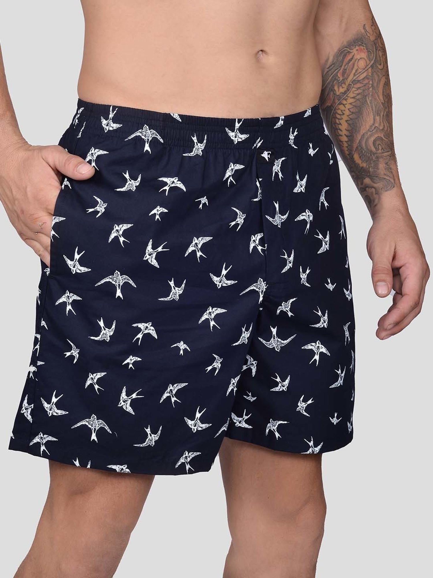 Frenchie Assorted Loose Fit Printed Boxer Shorts