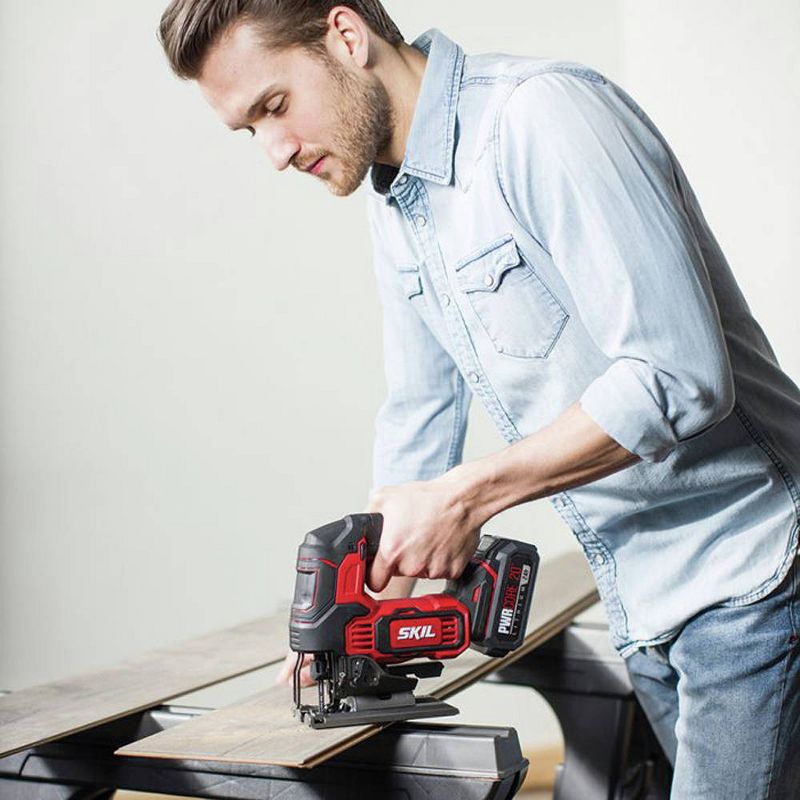 Skil JS820202 PWRCore 20 20V Brushless Lithium-Ion Cordless Jig Saw Kit (2 Ah)