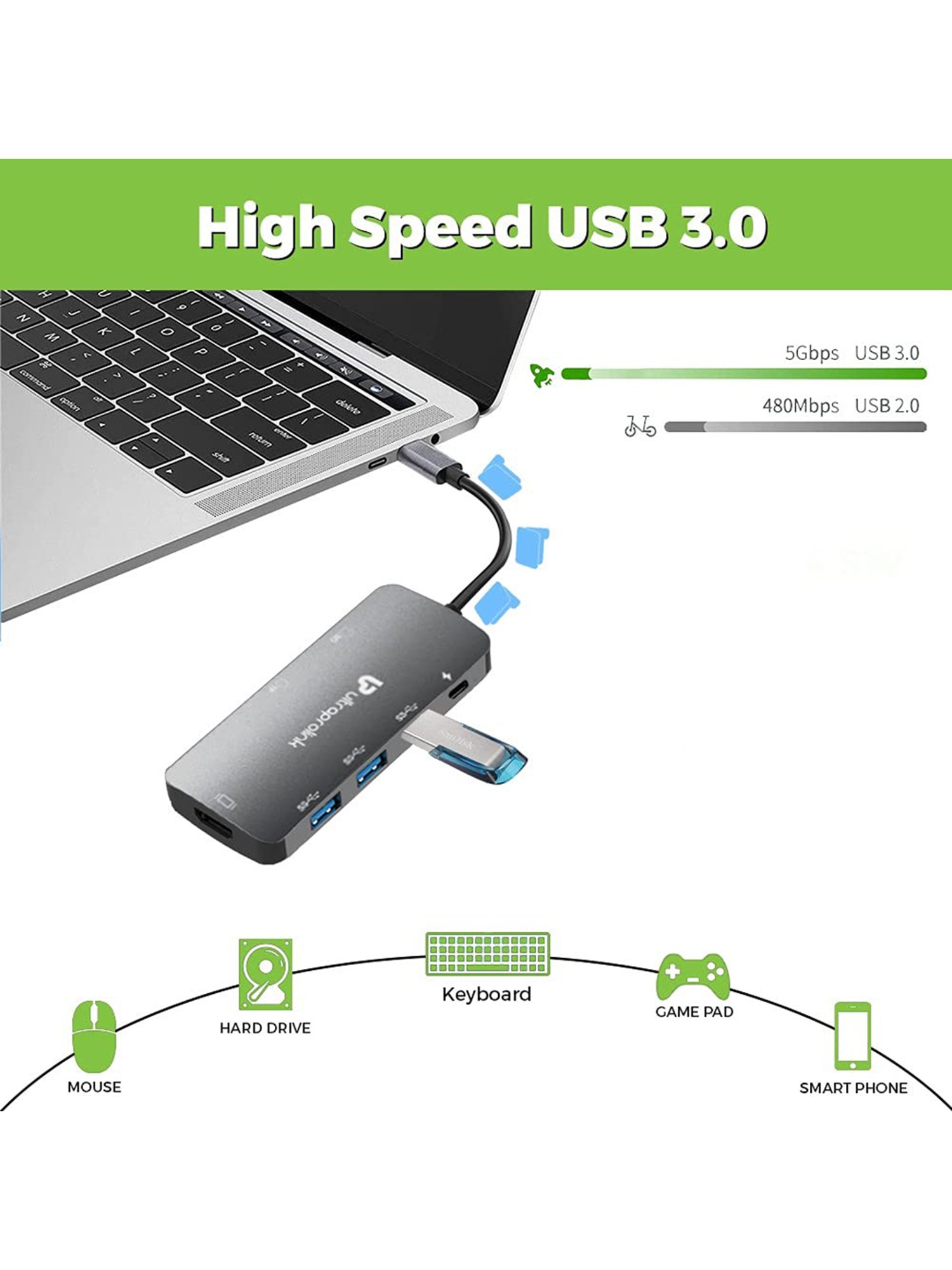 HP Trendsetter 39.62cm (15.6") Laptop Backpack (Black/Blue)