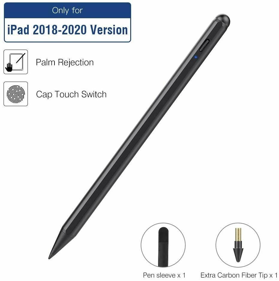 Active Rechargeable Pencil Stylus Pen for iPad 10.2 7th/iPad Pro 11/12.9 2020