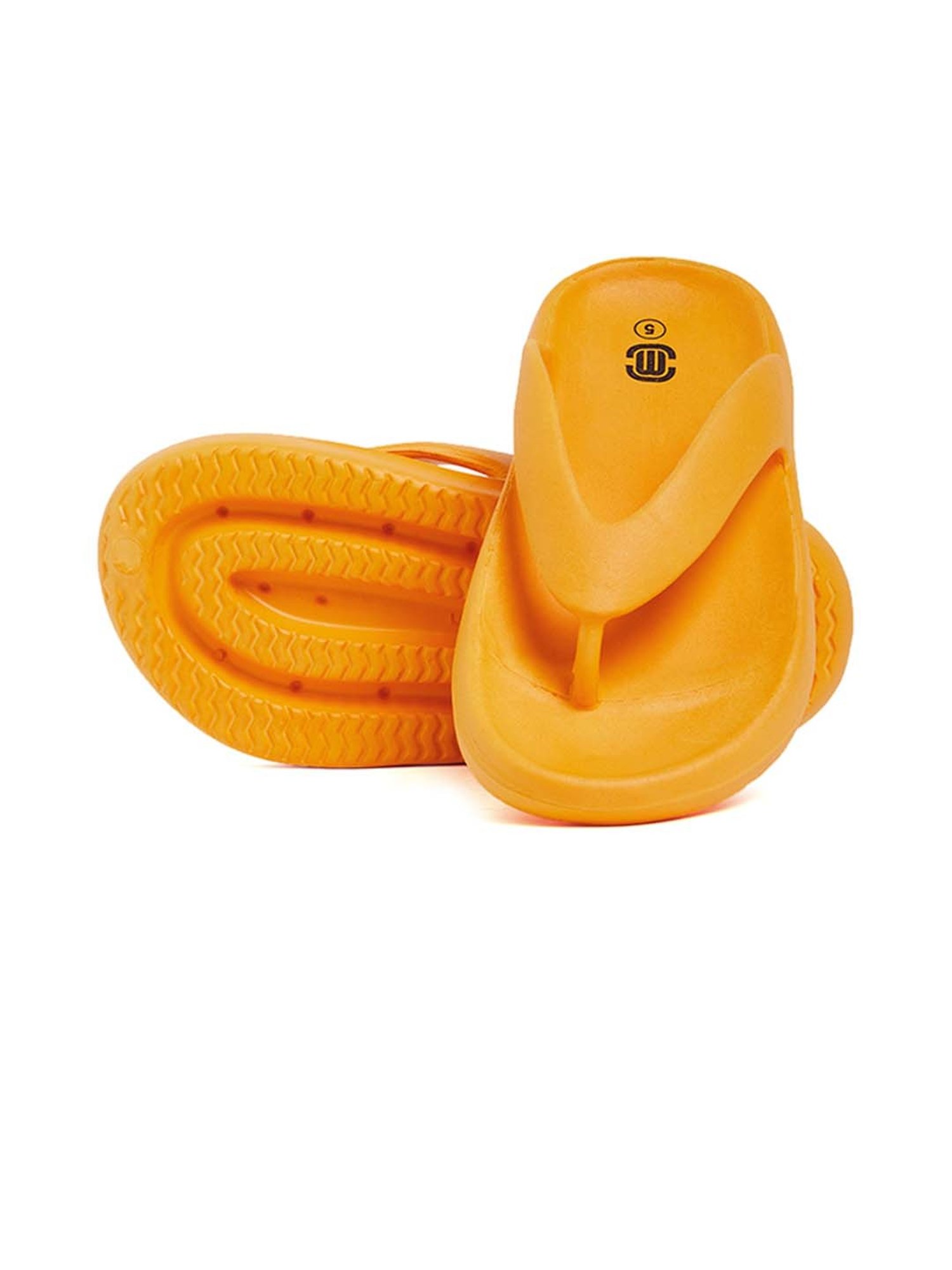 Mozafia Women's Yellow Flip Flops