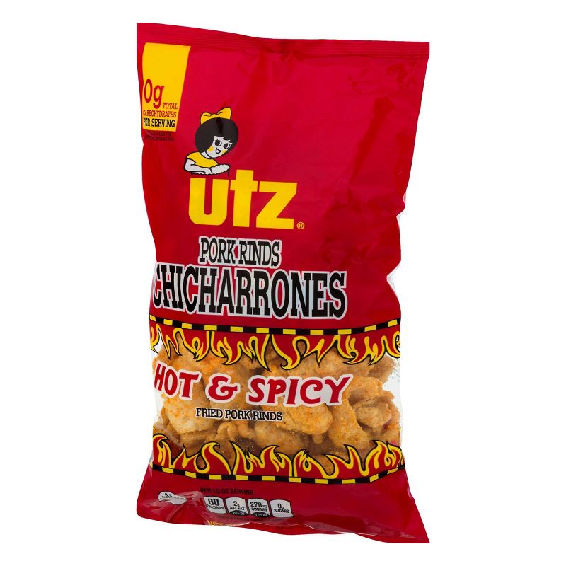Utz Hot & Spicy Pork Rind - 5oz