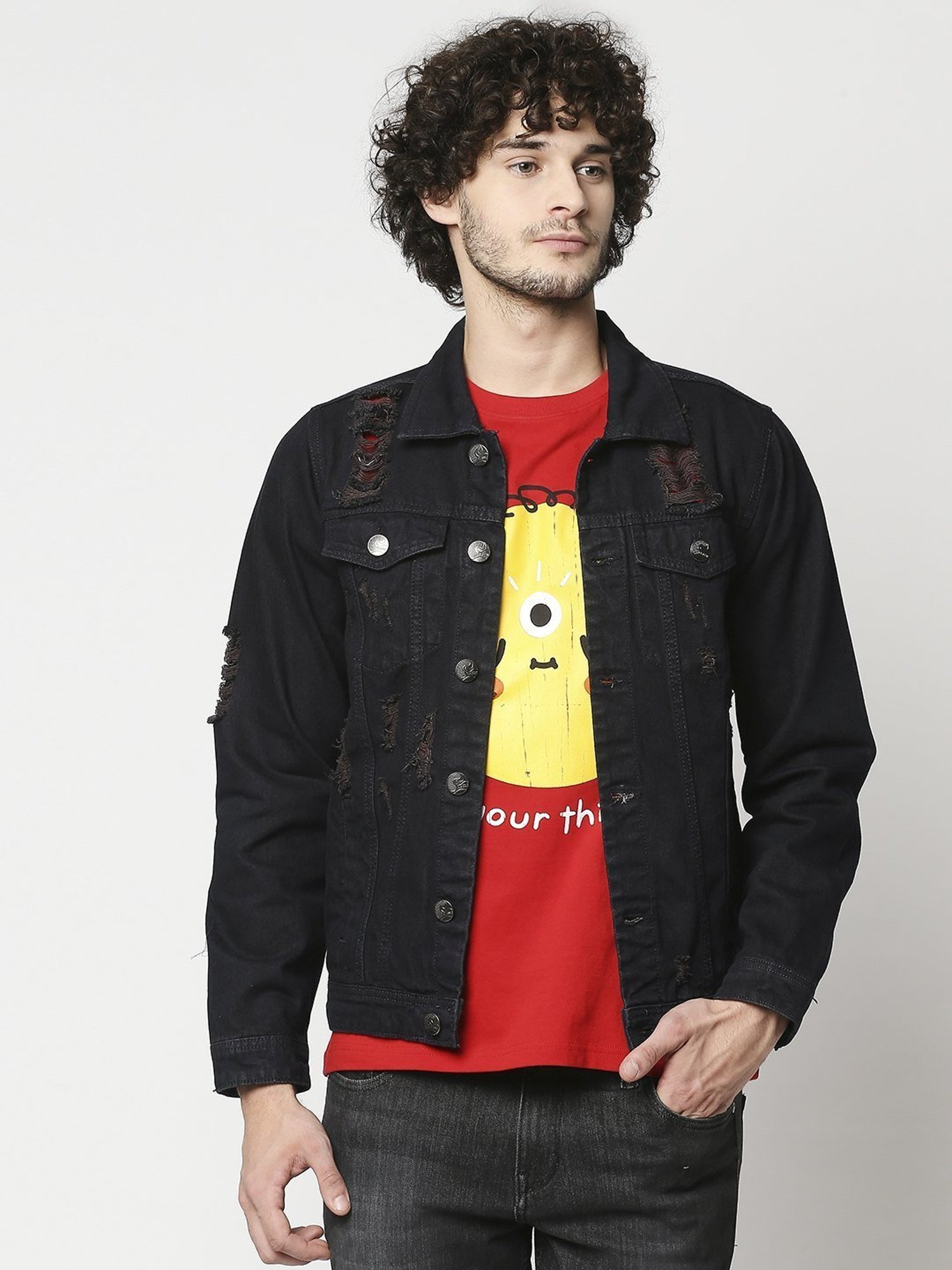 Hummel Blue Regular Fit Solid Jacket