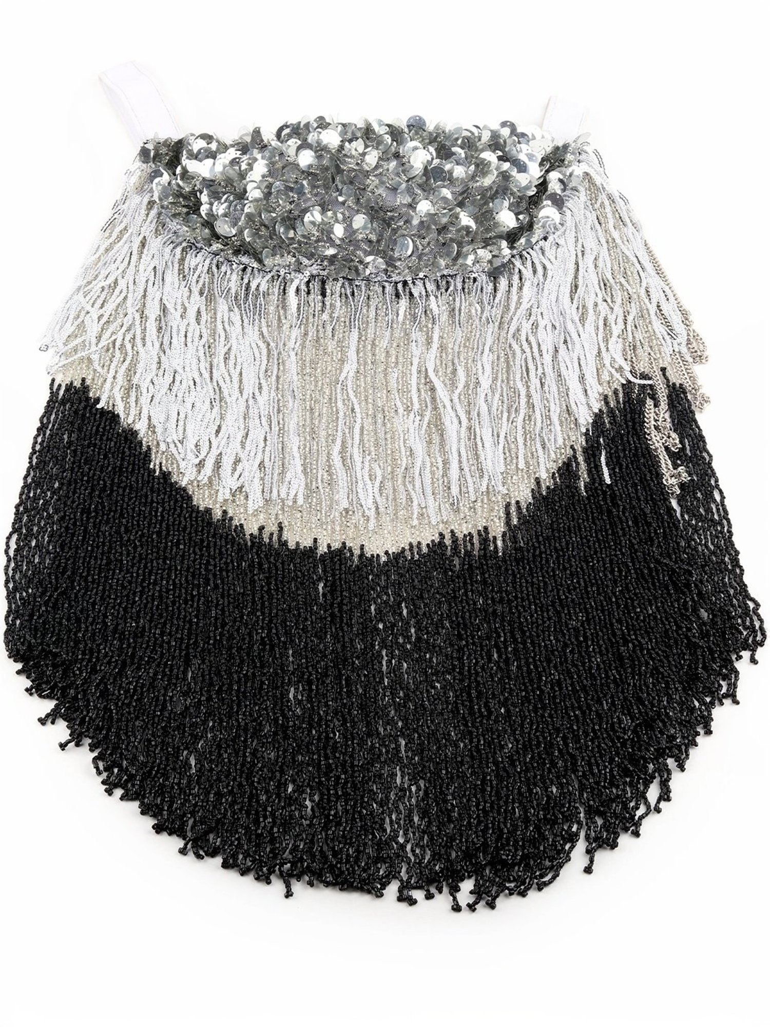 Odette Grey Embellished Fancy Short Cape