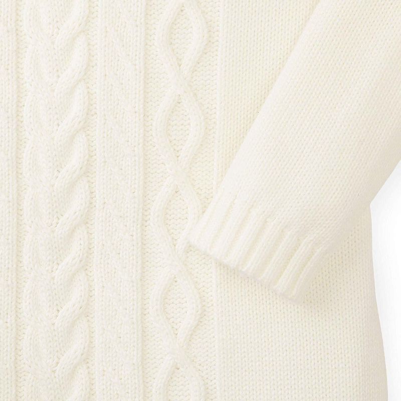 Hope & Henry Toddler Classic Fit Long Sleeve Crew Pullover Sweater - Off-White 2T