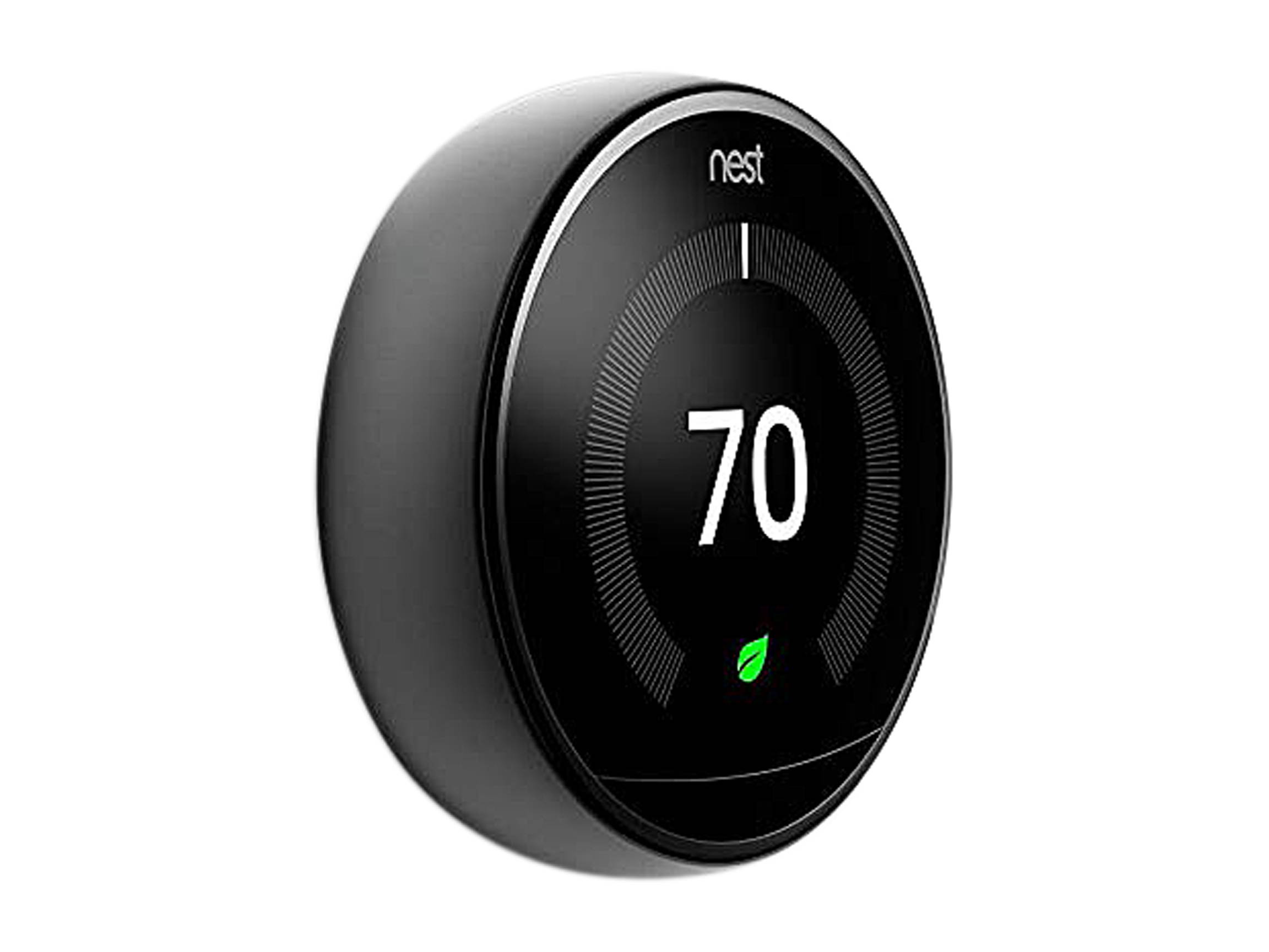 Nest T3018US Learning Thermostat - 3rd Generation - Mirror Black