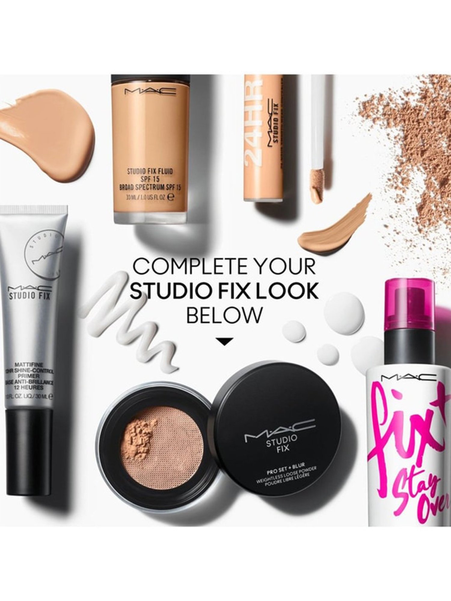 M.A.C Studio Fix Pro Set + Blur Weightless Loose Powder Light - 6.5 gm