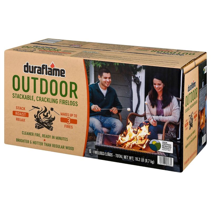 Duraflame 6pk Outdoor Log