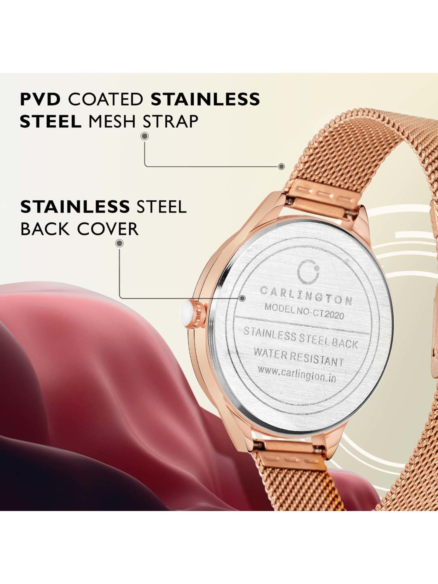 CARLINGTON CT 2020 Analog Watch for Women