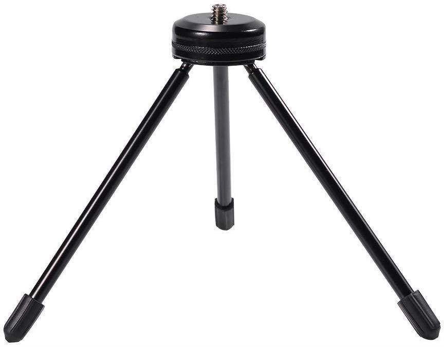 HOLACA Mini 4.72 inch Sturdy Tripod Leg for Wyze Cam Pan,Dog Camera, Ricoh Theta S, Nikon Keymission 360, Insta360 ONE X 360 Cam, Suitable for 1/4 -20 Thread Mount Camera.