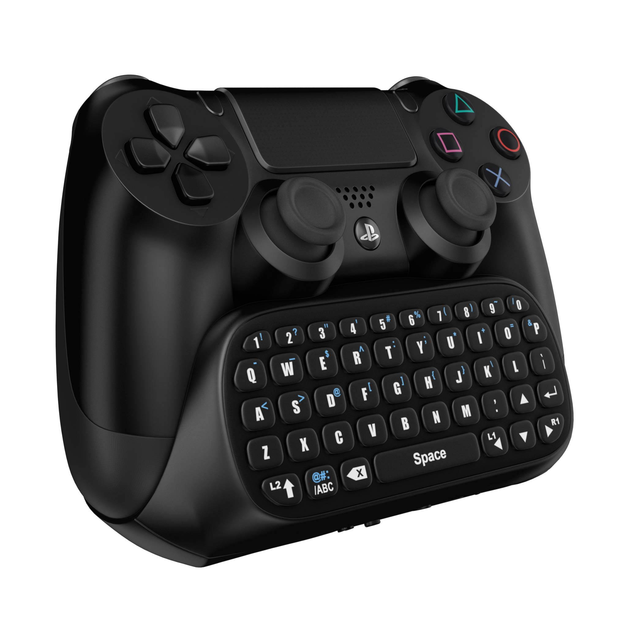 Gamers Digital Mini Bluetooth Keyboard Chatpad for Playstation 4 - Black PS4