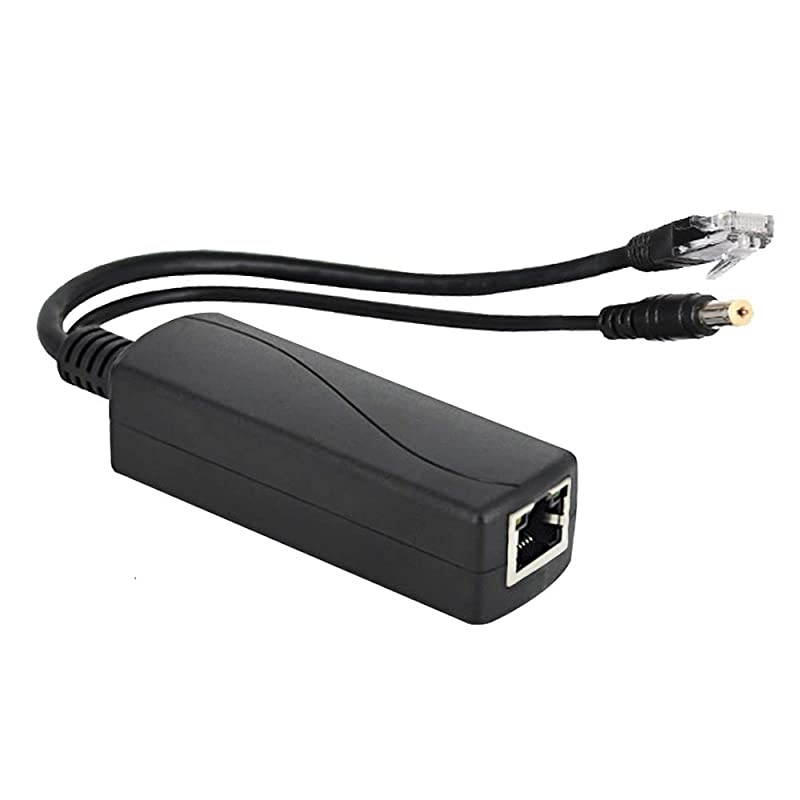 4Pack Active 48V to 12V PoE Splitter Adapter IEEE 8023af Compliant 10100Mbps DC 12V Output for IP Camera Wirelss AP Voip Phone