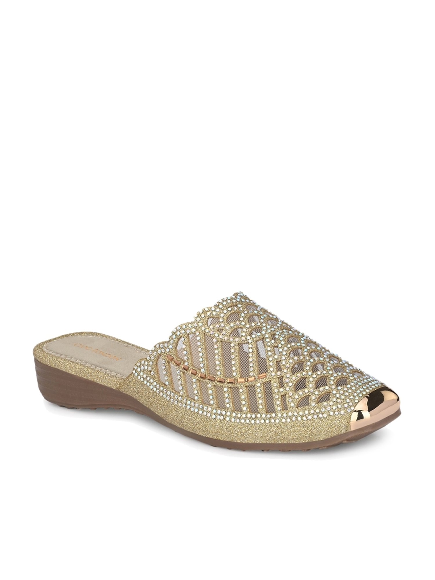 Clog London Women's Golden Mule Shoes