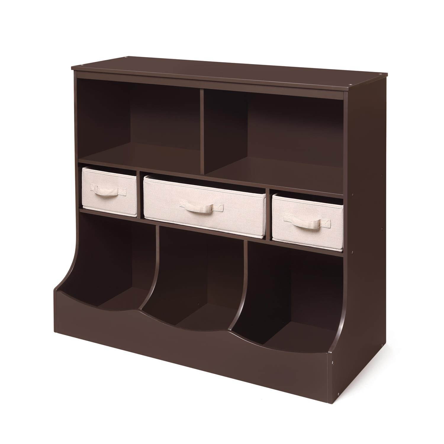 Combo Bin Storage Unit with Three Baskets